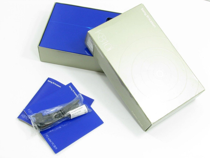 Pudełko SONY ERICSSON K810i CD Kabel Instrukcja Sterowniki