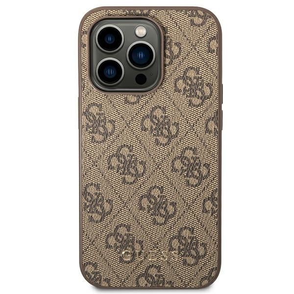 Case GUESS Apple iPhone 14 Pro Max 4G Metal Gold Logo Bronze Hardcase