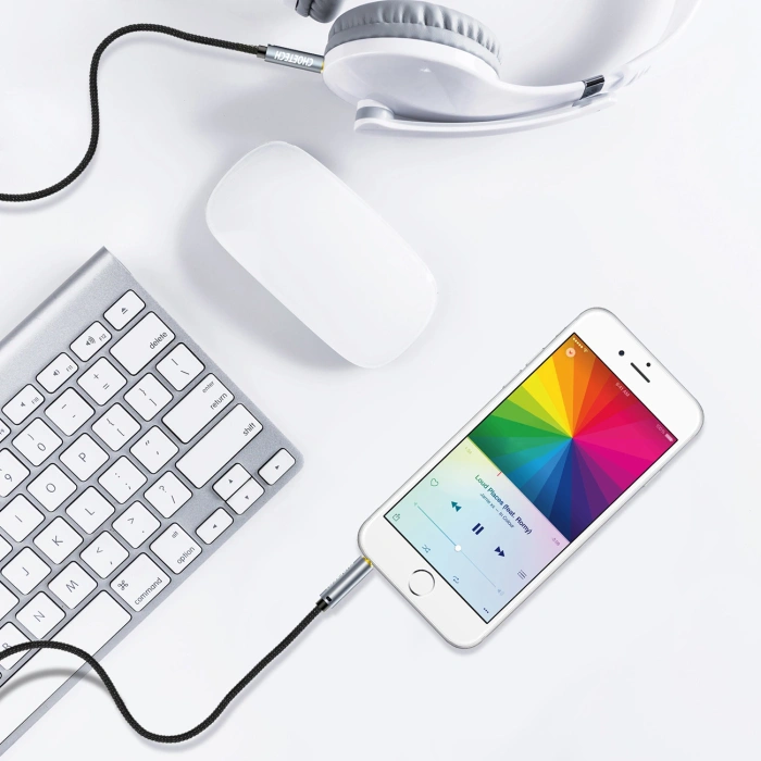 Cable Choetech AUX002 mini jack 3.5mm (male) / mini jack 3.5mm (male) 1.2m - black