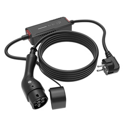 Ładowarka do samochodu elektrycznego typ-2 Choetech ACG16 3,5 kW, z wyświetlaczem LCD (czarna)