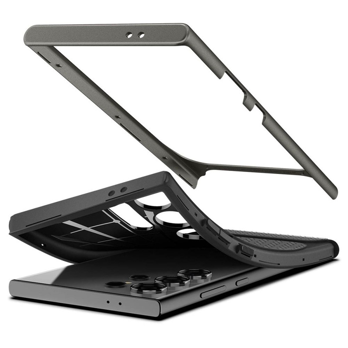 Case Spigen Neo Hybrid Samsung Galaxy S24 Ultra Gunmetal Case