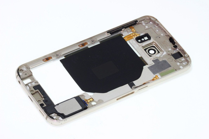 Case Body Frame SAMSUNG Galaxy S6 Gold Platinium Grade B