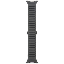 Pasek Audi Logo Synthetic Leather Magnetic Ring do Apple Watch 44/45/46/49mm czarny