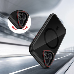 TECH-PROTECT MAGHYBRID MAGSAFE IPHONE 17 BLACK/RED