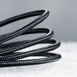 Niklowany kabel USB-C QC3.0 UGREEN 0,25m z aluminiową wtyczką czarny