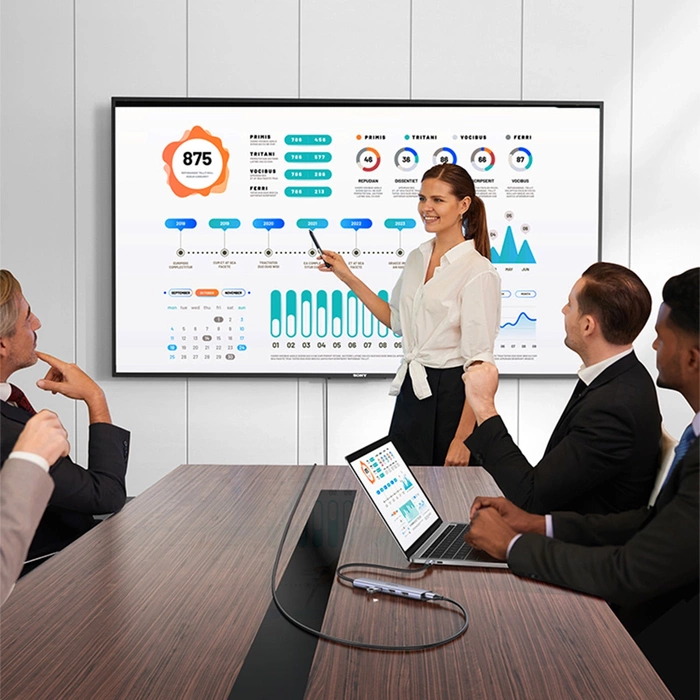 Adapter HUB UGREEN CM478 USB-C do HDMI, USB-A 3.0, 2x USB-A 2.0, PD