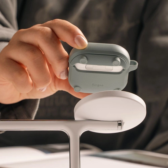 RINGKE ONYX MAGNETIC MAGSAFE APPLE AIRPODS 4 WARM GREY