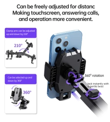 Uchwyt samochodowy Choetech H043 Spider-Man II teleskopowy na kokpit lub szybę - czarny