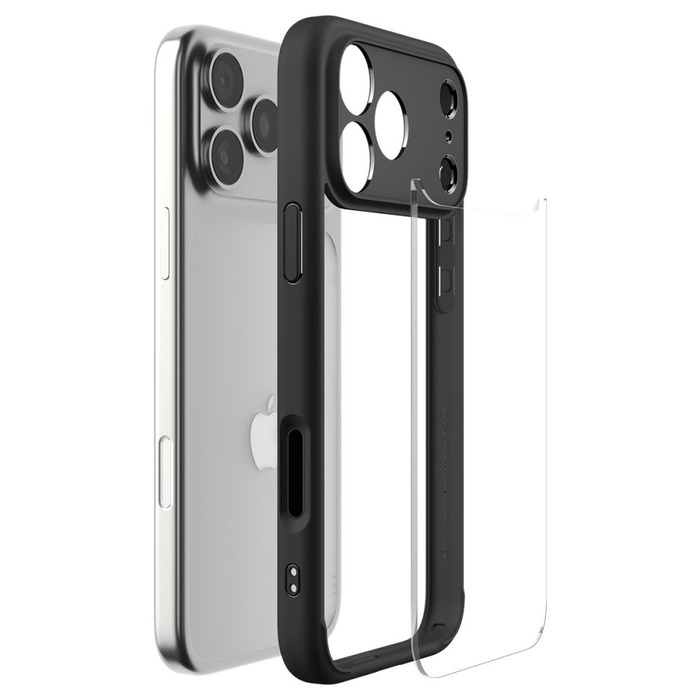 ETUI SPIGEN IPHONE 17 PRO ULTRA HYBRID MATTE BLACK