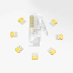 Ugreen 10x plug plug coupler end RJ45 8P8C Cat 6 transparent (50961)