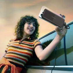 Choetech Powerbank B654 10000mAh 22.5W USB-A / USB-C / micro USB with built-in cable USB-C / Lightning - black