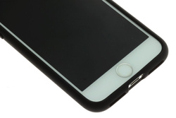 Case SPIGEN iPhone 7 / 8 / SE 2020 Ultra Hybrid Black Black Case Apple + Glass 3MK Flexible Glass Lite