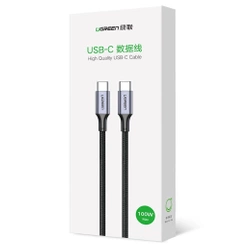 Kabel USB-C do USB-C UGREEN US316, 100W, 1.5m (czarny)