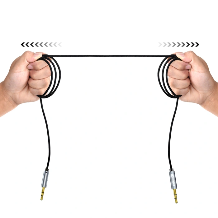 Cable Choetech AUX002 mini jack 3.5mm (male) / mini jack 3.5mm (male) 1.2m - black