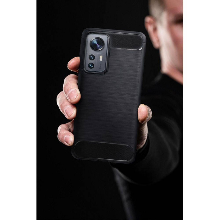 Etui Futerał CARBON do XIAOMI Redmi NOTE 12 5G czarny Case