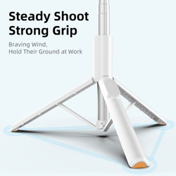 SELFIE STICK STATYW TECH-PROTECT BLUETOOTH BIAŁY L09S 