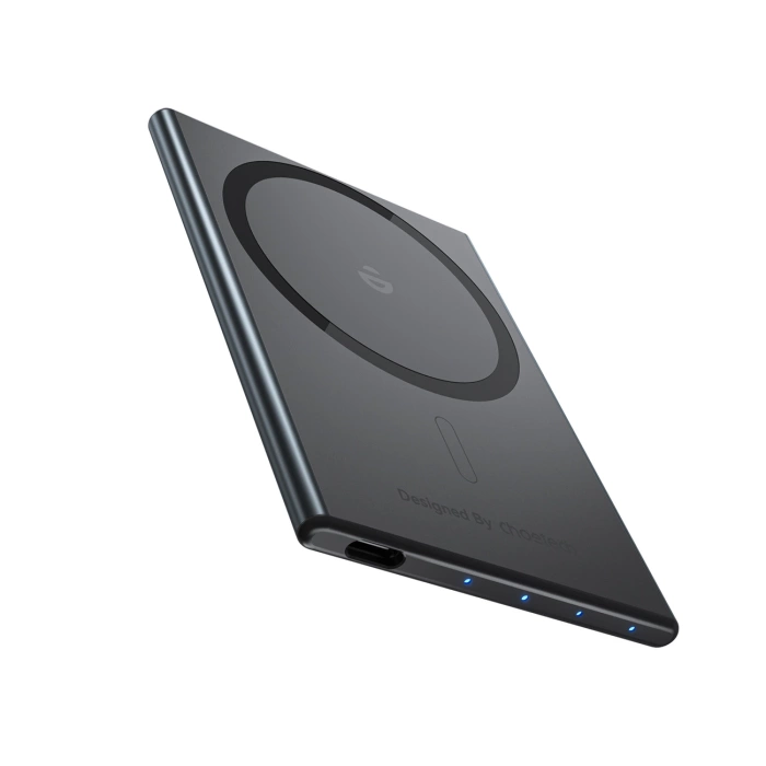 Powerbank Choetech SuperThin B708 2000mAh indukcyjny 5W MagSafe / Qi - czarny
