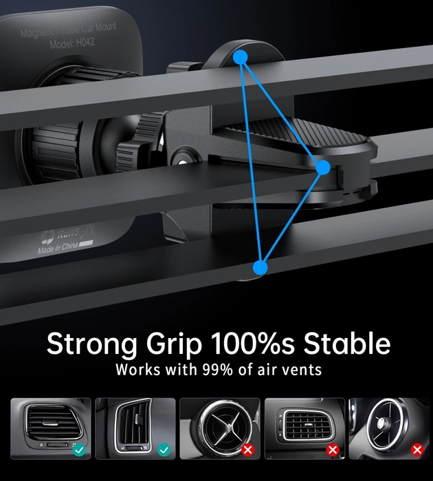 Choetech H042 magnetic car holder for air vent - black