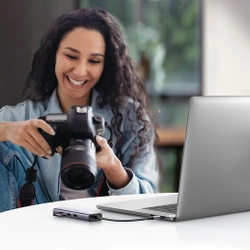 Adapter Hub UGREEN, USB-C do 2x USB 3.0, HDMI, RJ45, SD/TF 90568