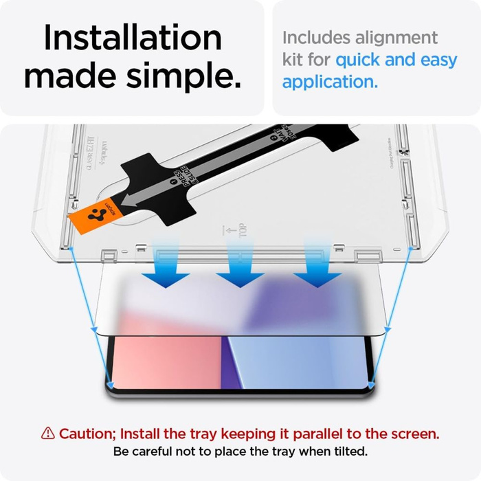 Szkło Hartowane Spigen Glas.tr ”ez Fit” iPad Pro 11 5 / 2024 Clear