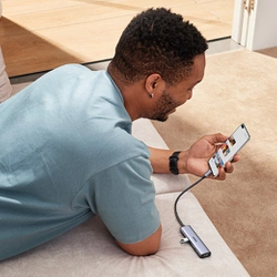 Adapter HUB UGREEN CM478 USB-C do HDMI, USB-A 3.0, 2x USB-A 2.0, PD