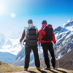 Choetech Foldable Solar Charger 19W 2x USB 2,4A black (SC001)