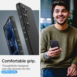 Etui Spigen Liquid Air Galaxy S23 Matte Black Case