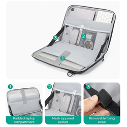 TORBA NA LAPTOPA 15-16 TECH-PROTECT RANGER-X TACTICAL CZARNA