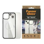 Etui PanzerGlass ClearCase MagSafe iPhone 14/13 6,1" Antibacterial czarny/black 0413