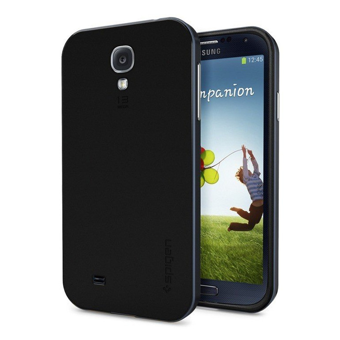 Samsung Galaxy S4 I9500 SPIGEN Neo Hybrid Metal Slate Case