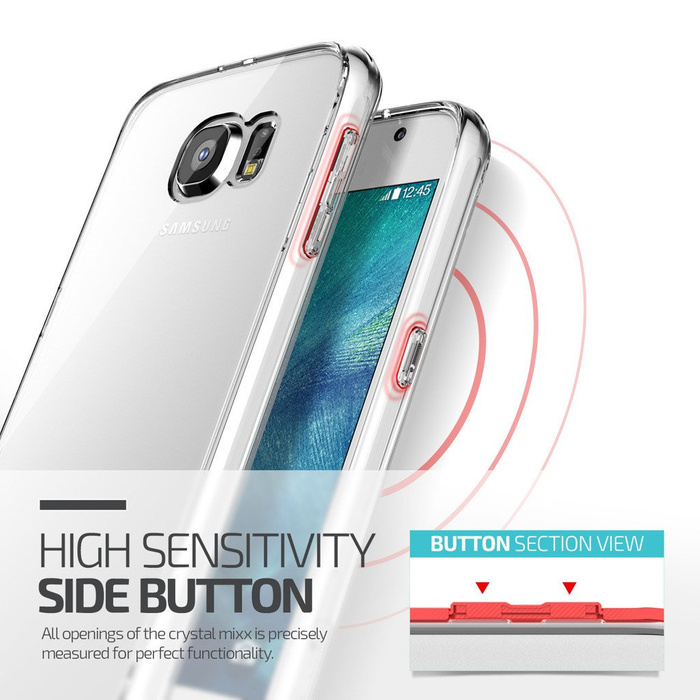 Case Samsung Galaxy S6 VERUS Crystal Mixx Clear Clear As Spigen SGP Cover
