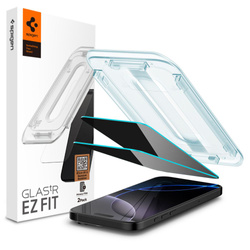 SZKŁO PRYWATYZUJĄCE SPIGEN GLAS.TR ”EZ FIT” 2-PACK IPHONE 16 PRO MAX, 17 PRO MAX PRIVACY