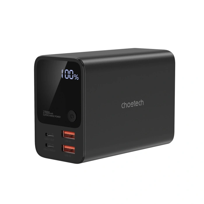 Choetech B635BK powerbank 2xUSB-A / 2xUSB-C 27000mAh - black