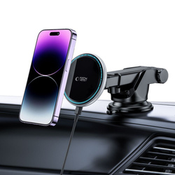 UCHWYT TECH-PROTECT A2 MAGNETIC MAGSAFE DASH CAR WIRELESS CHARGER 15W BLACK