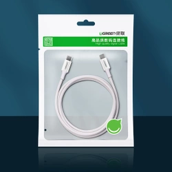 Kabel Ugreen US264 60518 USB-C / USB-C PD QC AFC 1m - biały