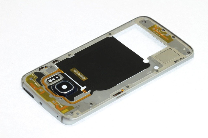 Case Body Frame SAMSUNG Galaxy S6 Edge Grey Black Saphire Grade A