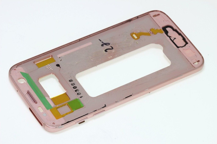 Obudowa Korpus Ramka SAMSUNG Galaxy S7 Różowa Grade B