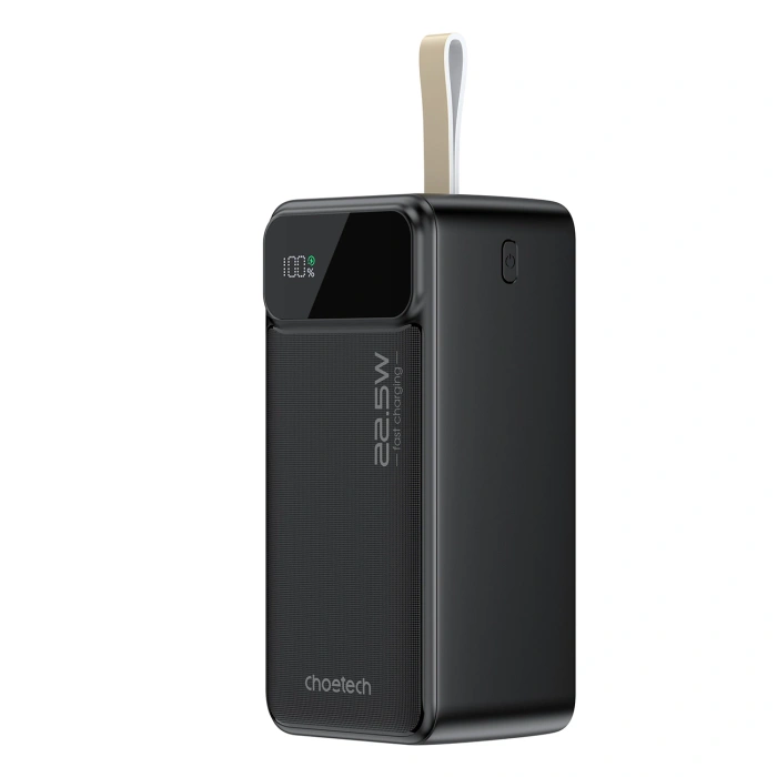 Choetech B732 50000 mAh 22.5W PD and QC powerbank - black