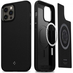Etui SPIGEN Mag Armor iPhone 12 12 Pro Matte Black Czarne Case