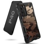 Etui RINGKE Fusion X Huawei P40 Camo Black Czarne Case