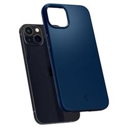 Etui SPIGEN Apple iPhone 13 Thin Fit Navy Blue Niebieski Case