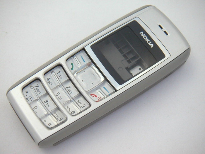 NOKIA 1600 Obudowa Srebrna Oryginał Bez Tylnej Klapki Grade B